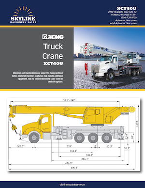 XCMG XCT40U Truck Crane - Skyline Machinery Sales