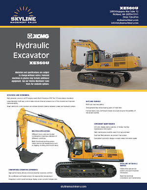 XCMG XE360U Excavator - Skyline Machinery Sales